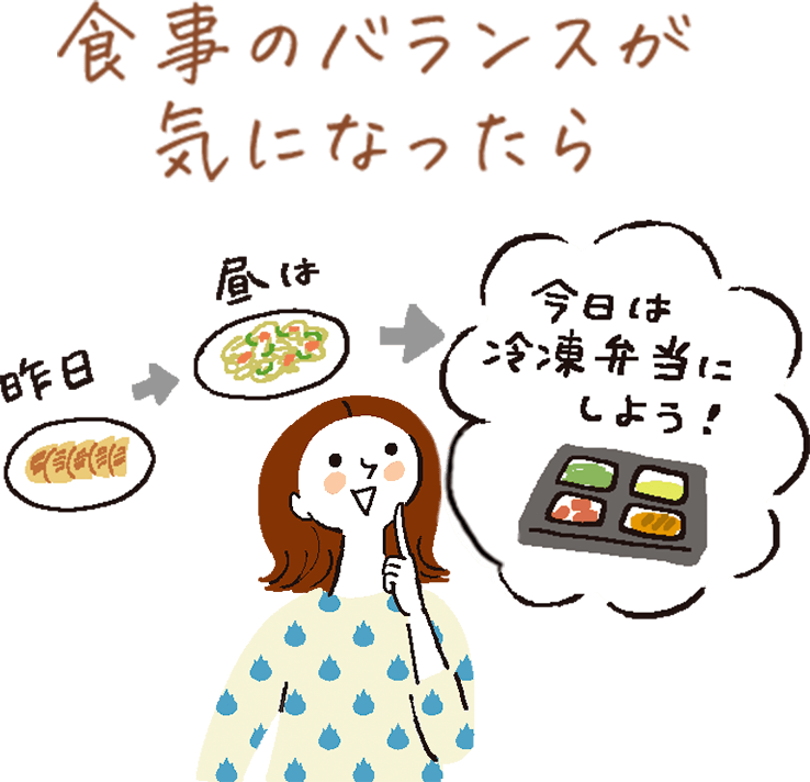 食事のバランスが気になったら